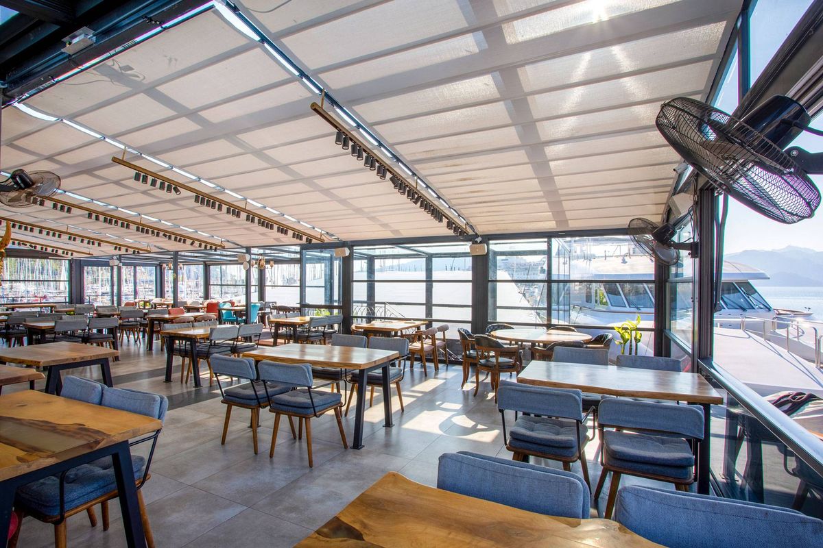 Ceiling Curtain — Under-Roof Shading System