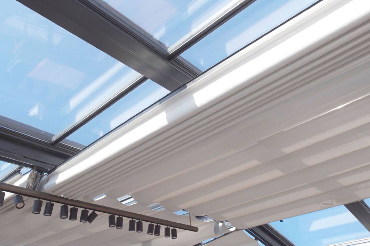 Ceiling Curtain — Under-Roof Shading System